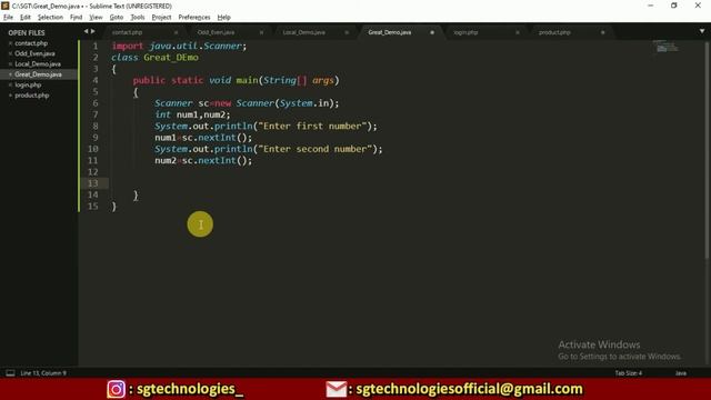 A program to check Greatest among two numbers "java coding tutorial for beginners Part- 6" in हिंदी смотреть онлайн