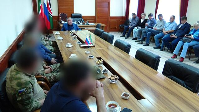 Встреча с бойцами