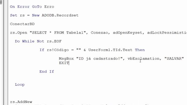 Evitar Salvar Dados REPETIDOS para o Access com Formulário Excel VBA - Aula 05 смотреть онлайн