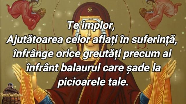 Rugăciune Facatoare De Minuni Catre Maica Domnului