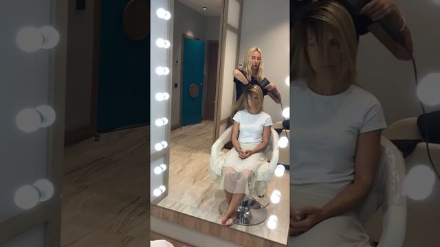 Окрашивание Shatush на тонкие волосы