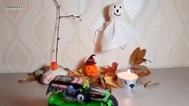 Monster Jam 1:64 Grave Digger In Halloween Style смотреть онлайн