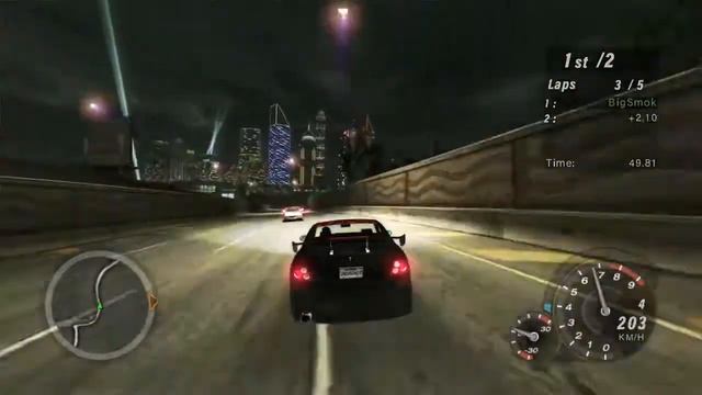 NFS Underground 2 ROG vs CALEB Full Race смотреть онлайн