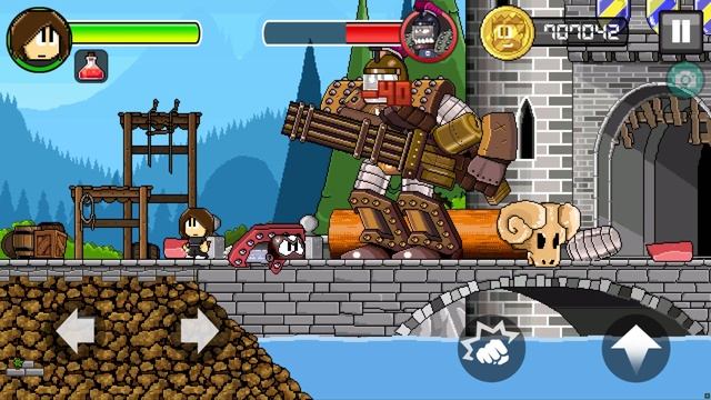 Dan the Man: Action Platformer - Barry vs Josie vs Dan смотреть онлайн