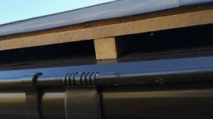 Установка карнизного капельника