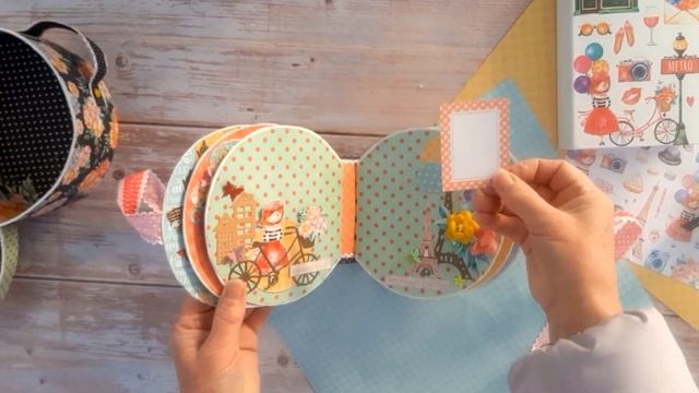 Миник в коробке-сумочке и открытка. Коллекция 