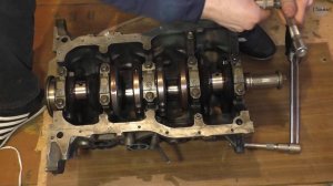 Сбор 3S-FE. КОЛЕНВАЛ, Сальники, Масляный насос (Toyota)