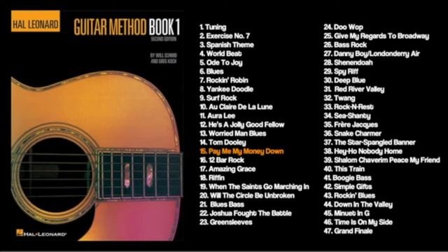 HAL LEONARD GUITAR BOOK 1_PAY ME MY MONEY DOWN P.18 смотреть онлайн