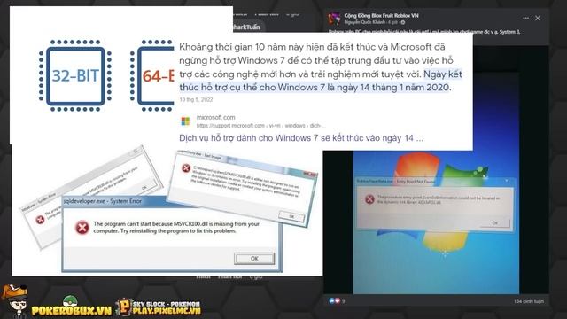 Bản Tin Roblox - Anh Em Win 7 Toang Rồi.... Hàng Loạt PC Chặn Roblox Hoạt Động смотреть онлайн