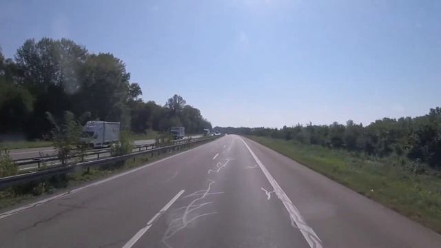 Вертолет на дороге. Дальнобой по Германии. смотреть онлайн