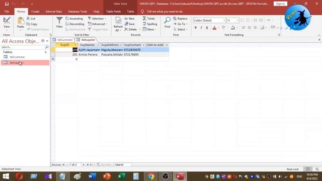 ms access union query | Union Query | ms access смотреть онлайн