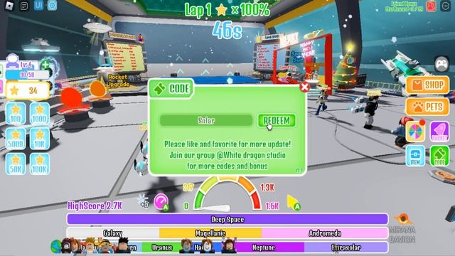 Roblox Racing Rocket New Codes December 2022 смотреть онлайн