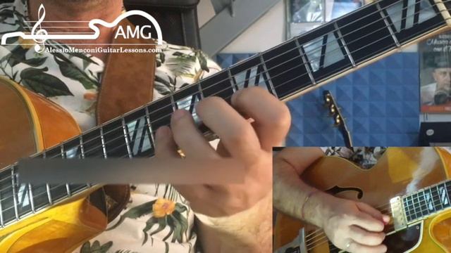 Licks- Arpeggio diminished on V7 - I minor - Alessio Menconi Guitar Lessons смотреть онлайн
