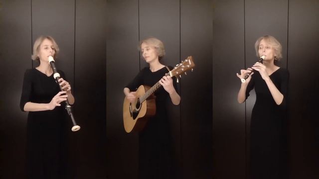 Cover "River Flows In You" (Yiruma), две блокфлейты (сопрано+тенор) и гитара смотреть онлайн