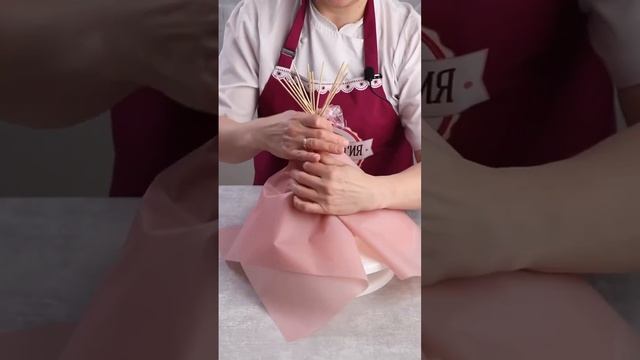 Мастер класс по созданию подбукетницы для зефирных цветов!?! смотреть онлайн