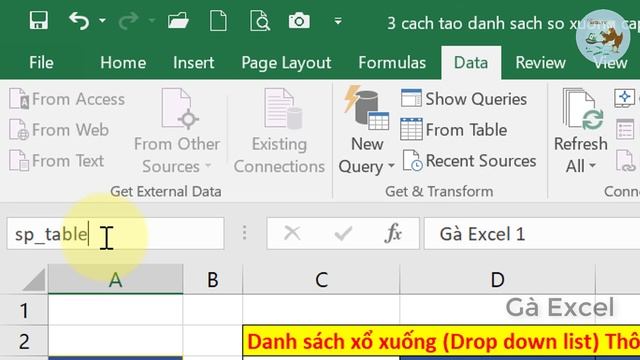 3 cách tạo danh sách sổ xuống tự động cập nhật dữ liệu trong excel смотреть онлайн