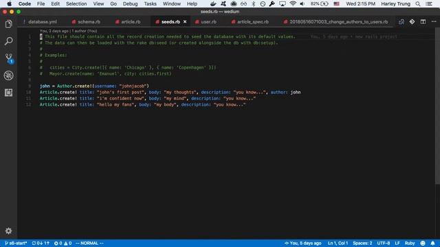 S6 - [Rails] Rename model + Add Scope with joins смотреть онлайн