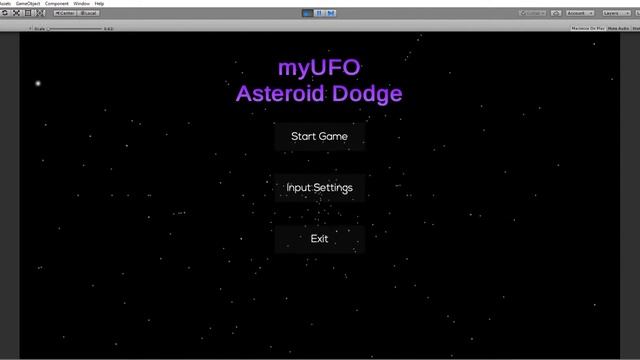 myUFO - Asteroid Dodge - Main Menu смотреть онлайн