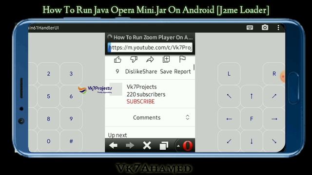 How To Run Opera mini.Jar file on Android || J2me Loader || Vk7projects || J2me смотреть онлайн