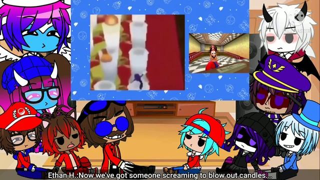 The Ethans + Fandoms React To:Mario Reacts To Nintendo Memes 3 By SMG4 (Gacha Club) смотреть онлайн