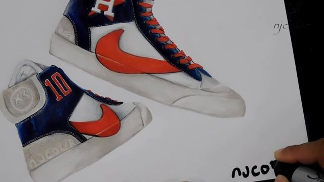 Nike Blazer 10 Houston Yuli Gurriel / How to draw Nike #njcolor смотреть онлайн