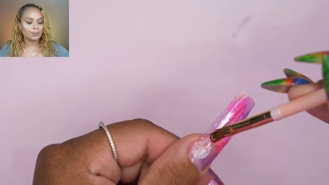 Gummy Jelly Nail Design With Full Cover tips and Hard Gel ? | Hard Builder Gel Nails Tutorial смотреть онлайн