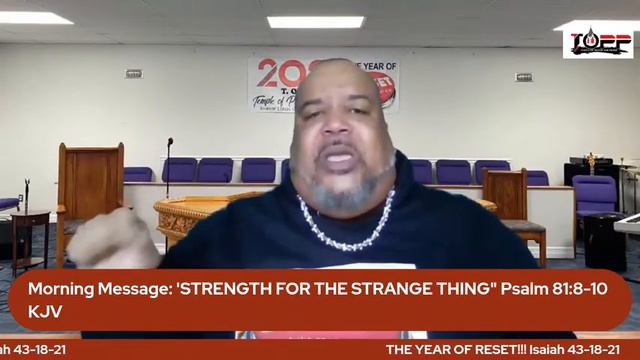 "STRENGTH FOR THE STRANGE THING" Psalm 81:8-10 KJV смотреть онлайн