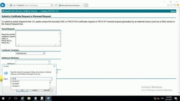 Install and Configure Certificate Authority in Windows Server 2016