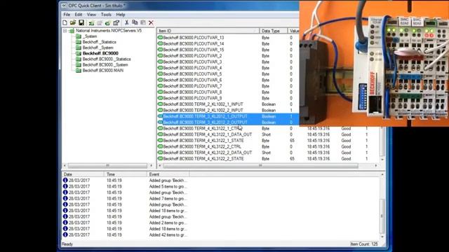 Comunicación PLC Beckhoff y OPC LabVIEW DSC смотреть онлайн