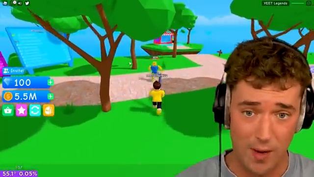 NOOB YEET SIMULATOR In ROBLOX! смотреть онлайн