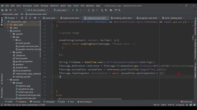 Flutter food delivery application 16 saving profile image to database смотреть онлайн