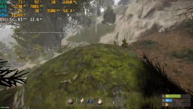 RUST GTX 1660 Super+Ryzen 7 2700 Ultra Settings 2020 смотреть онлайн