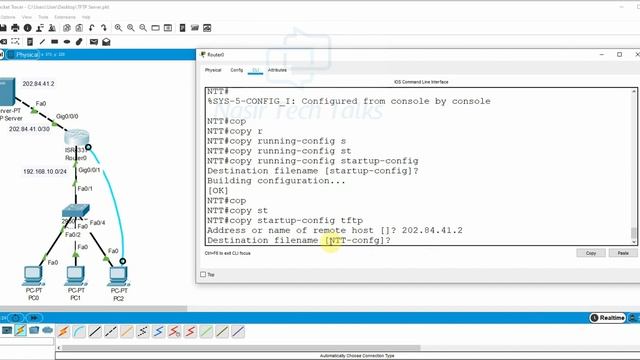 CCNA 200-301 | How to Backup Cisco Router Configuration File & Flash File to TFTP Server смотреть онлайн