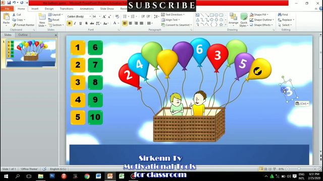Interactive game with triggers using Microsoft PowerPoint смотреть онлайн
