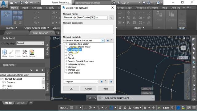 Create parcel in Civil3D for drainage analysis смотреть онлайн