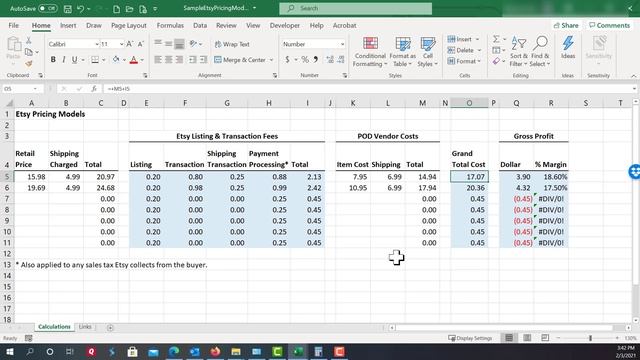 Calculating Print on Demand Profit Margins | POD Etsy смотреть онлайн