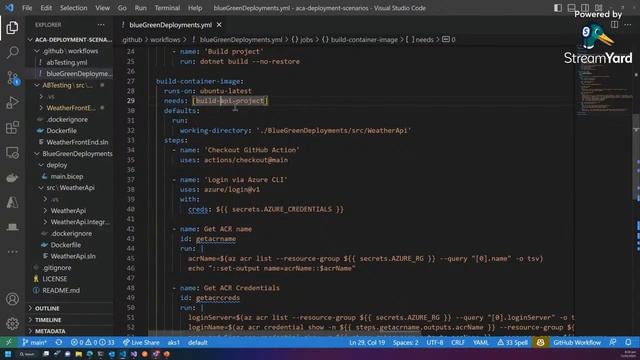 Deploying Azure Container Apps with GitHub Actions смотреть онлайн
