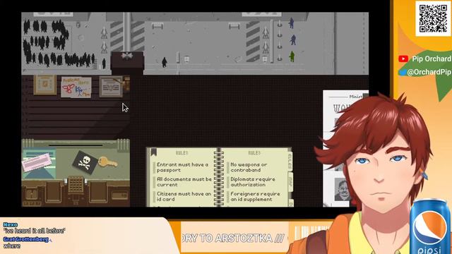 [PAPERS, PLEASE] No Passport, No Entry (#Vtuber) смотреть онлайн