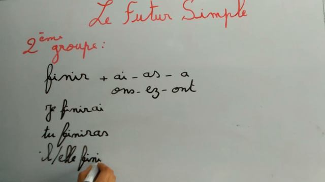 conjugaison: le futur simple شرح بسيط ومبسط المستقبل البسيط смотреть онлайн