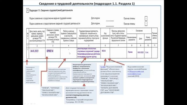 Порядок предоставления сведений по форме ЕФС-1 смотреть онлайн