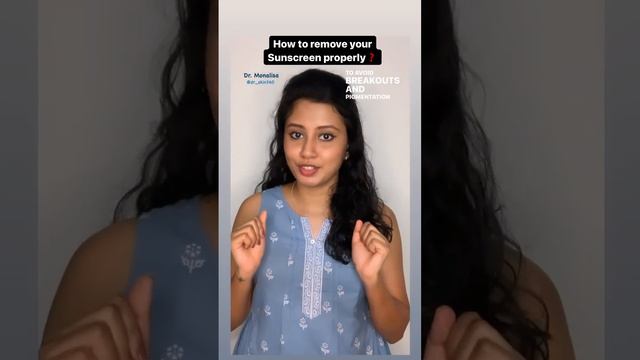 How To Remove Sunscreen Properly❓