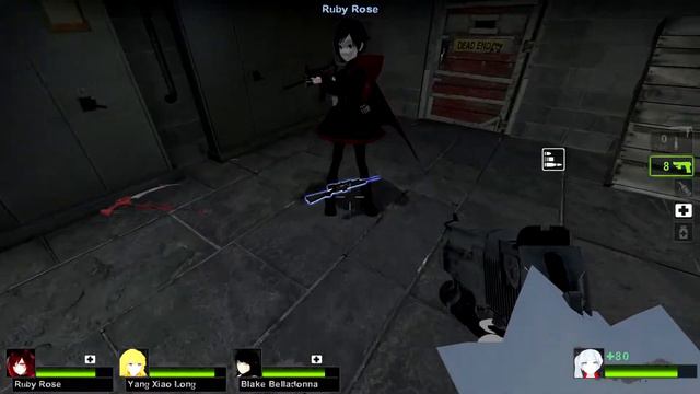 Team RWBY gets Left For Dead! Part 2. (Left For Dead 2 Gameplay). смотреть онлайн