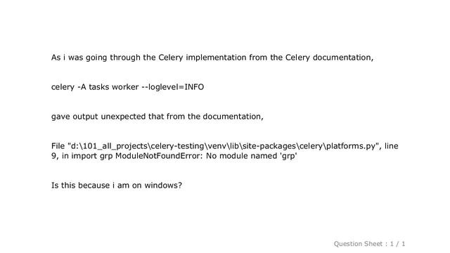 Django : ModuleNotFoundError: No module named 'grp' on windows смотреть онлайн