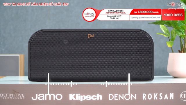 Loa Di Động Klipsch Groove XXL | Loa Bluetooth Pin Trâu Tới 22h, BASS Cực Mạnh, Giá Tốt смотреть онлайн