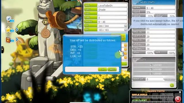 Maple Story walkthrough playing as Shade part - 1 смотреть онлайн