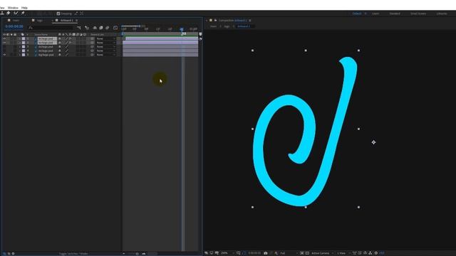 Анимация леттеринг логотипа в After Effects смотреть онлайн