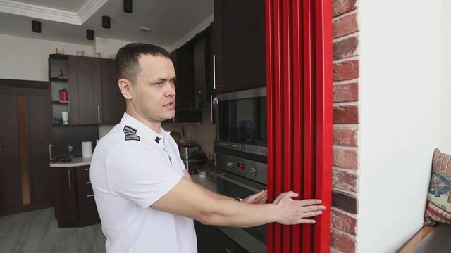 Трубчатые радиаторы Loten в квартире в стиле Loft смотреть онлайн