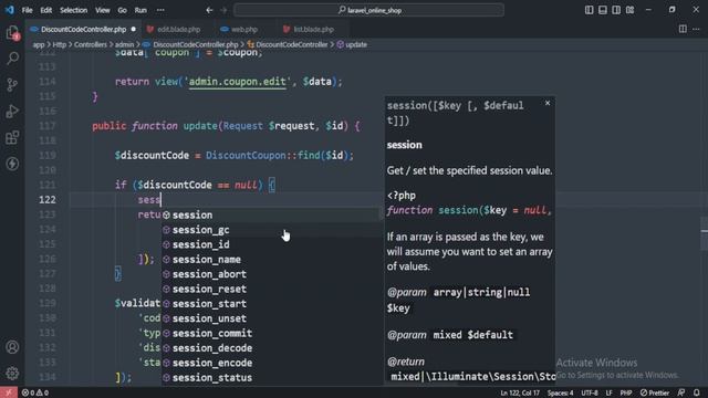 .Laravel 10 Ecommerce Project | #34 Discount Coupon - Edit & Delete | Backend | PHP Tech Life Hindi смотреть онлайн