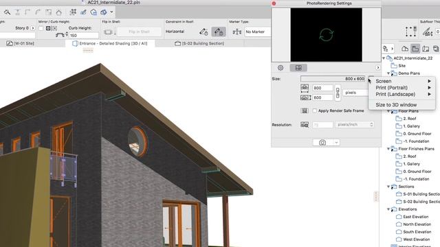 Sketch Engine - ARCHICAD Training Series 3 - 57/84 смотреть онлайн