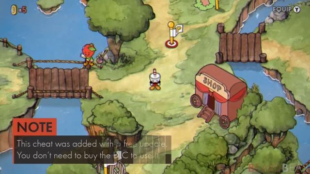 Cuphead - Secret Djimmi HP Cheat (How to Get 9 Hearts) смотреть онлайн